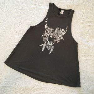 High neck racer back tank from H&M